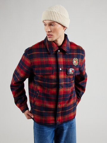 Giacca di mezza stagione di Tommy Jeans in rosso: frontale