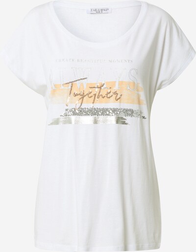 ZABAIONE Shirt 'Kira' in Bronze / Apricot / Silver / White, Item view