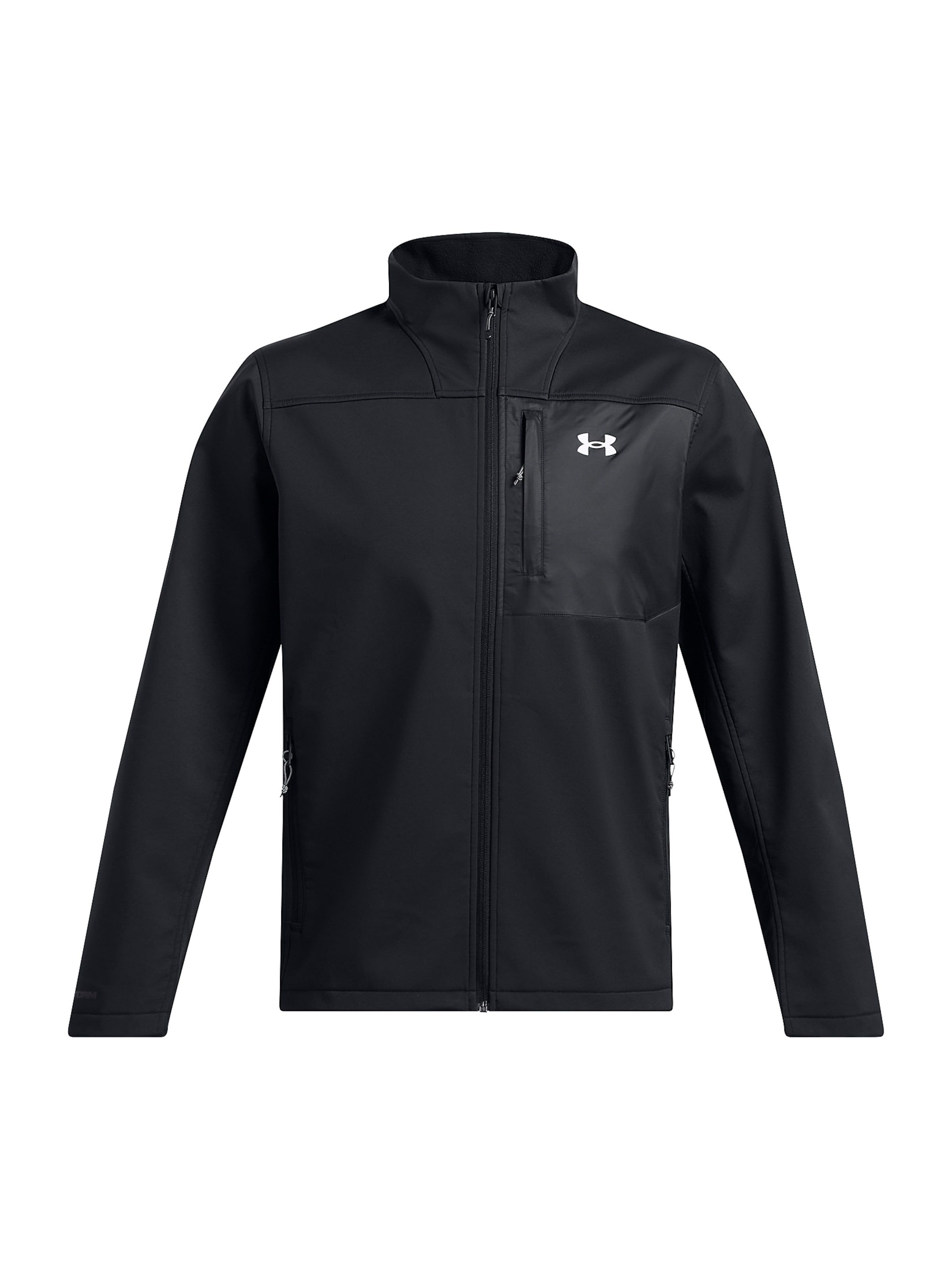 UNDER ARMOUR Sportjas in Zwart: voorkant