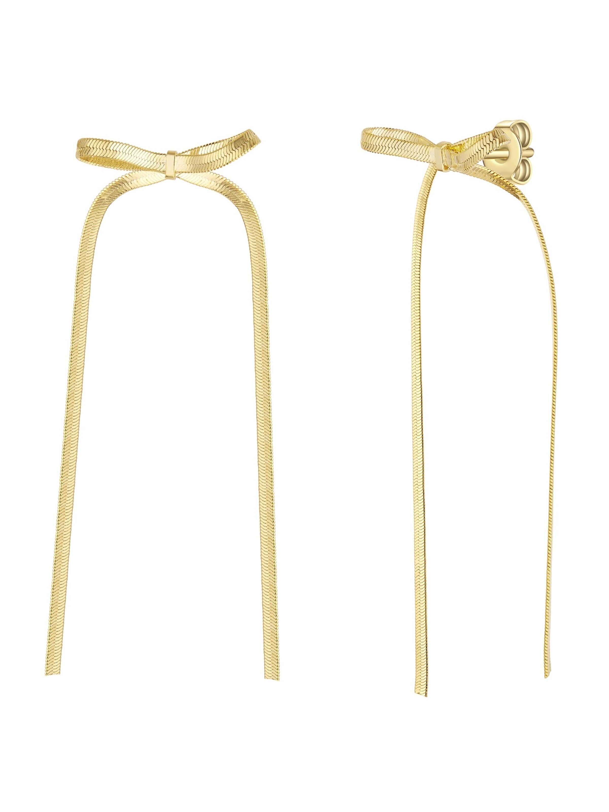 Yokoamii Earrings in Gold: front