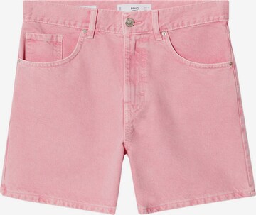 Regular Jeans 'ZAIDA' de la MANGO pe roz: față