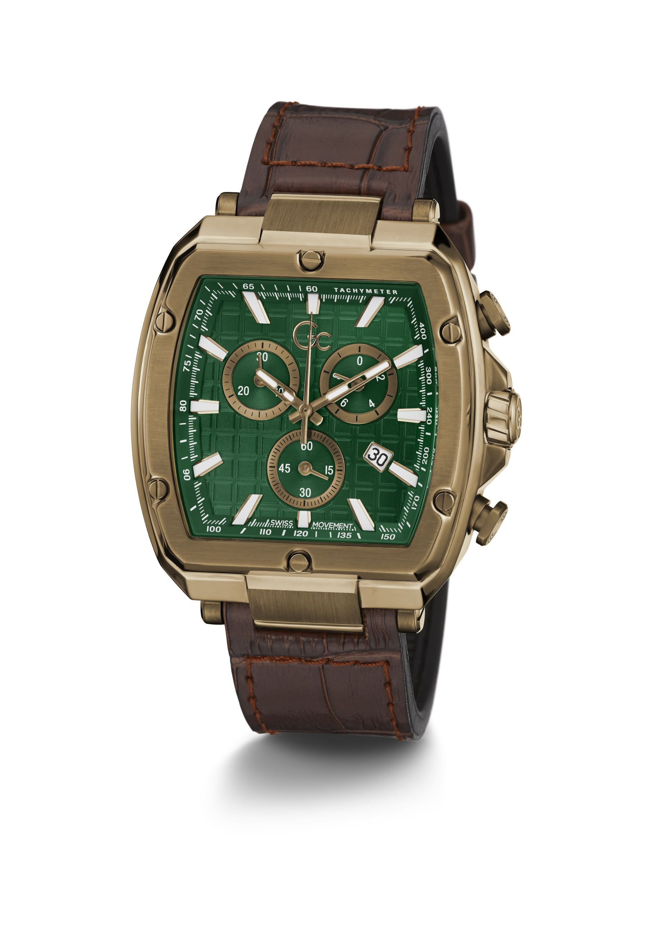 Orologio analogico 'Spirit Tonneau' di Gc in marrone