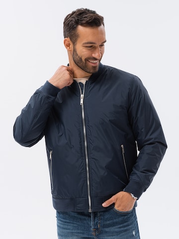 Ombre Between-Season Jacket 'C538' in Blue: front