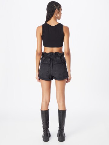 River Island Regular Shorts in Schwarz