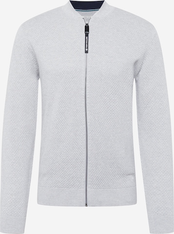 TOM TAILOR Knit Cardigan in Grey: front