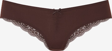 LASCANA Panty in Brown: front