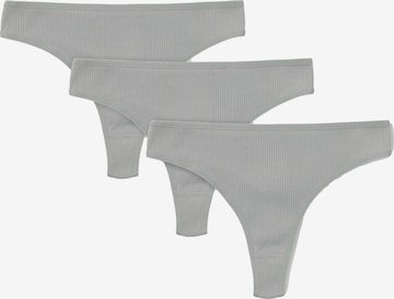 Tazzio Thong 'F933' in Grey: front