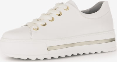 GABOR Sneaker in gold / weiß, Produktansicht