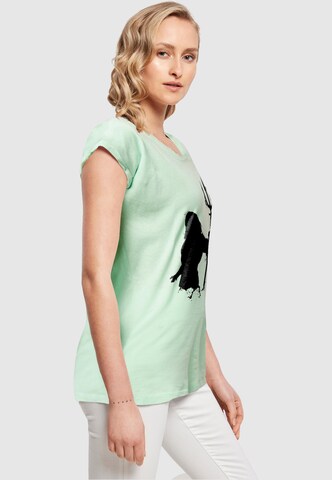 T-shirt 'Aquaman - Mono Silhouette' ABSOLUTE CULT en vert