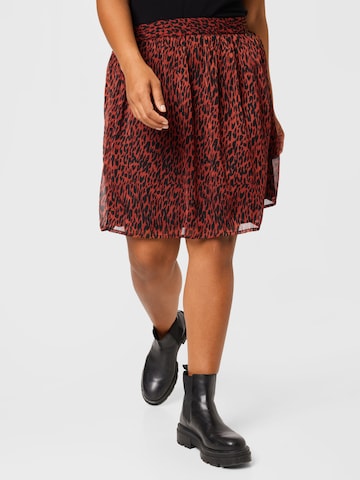 ABOUT YOU Curvy Rok 'Lexa' in Rood: voorkant