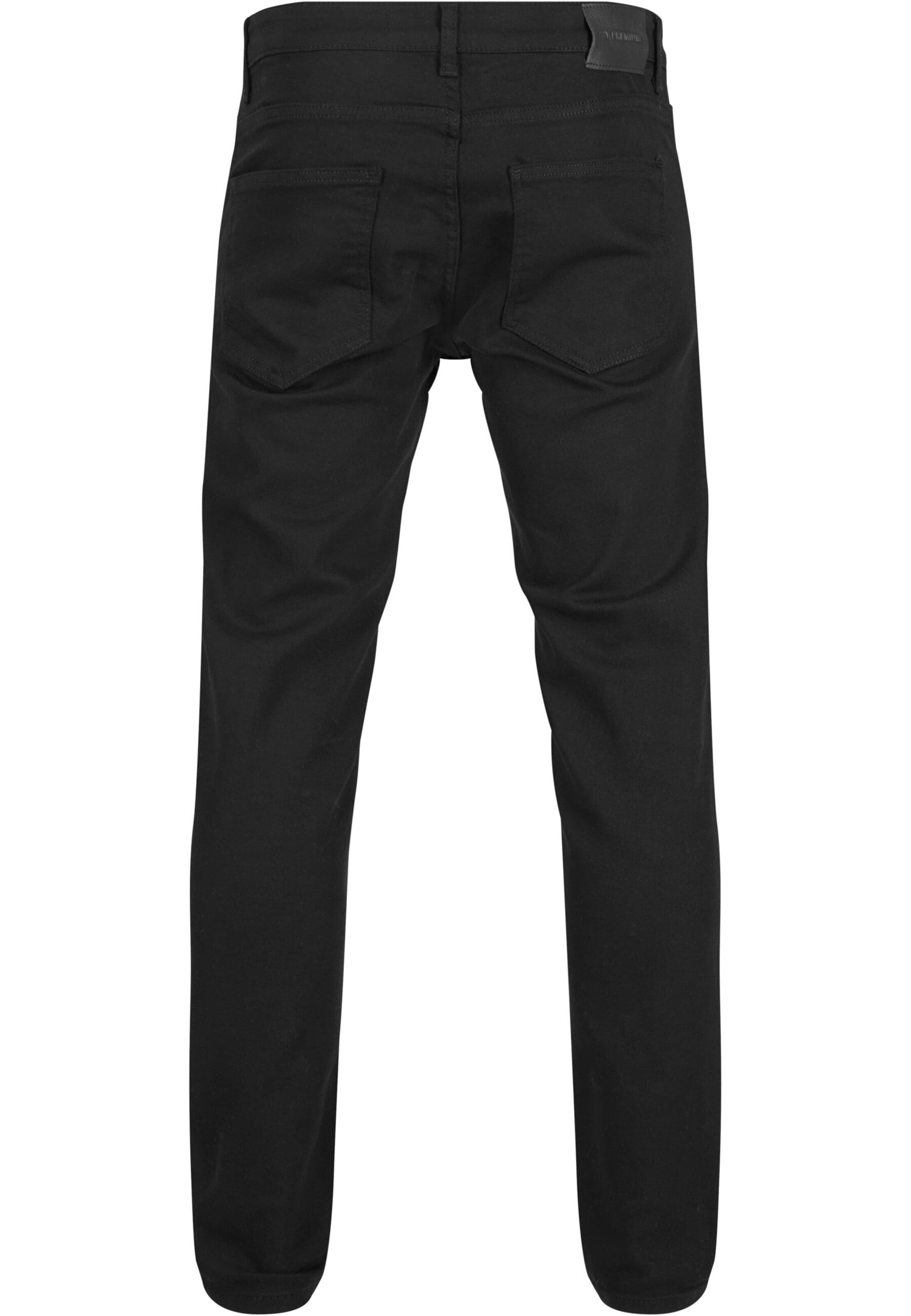 2Y Premium Tapered Jeans in Black