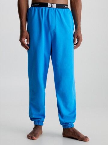 Calvin Klein Underwear Pyjamabroek in Blauw: voorkant