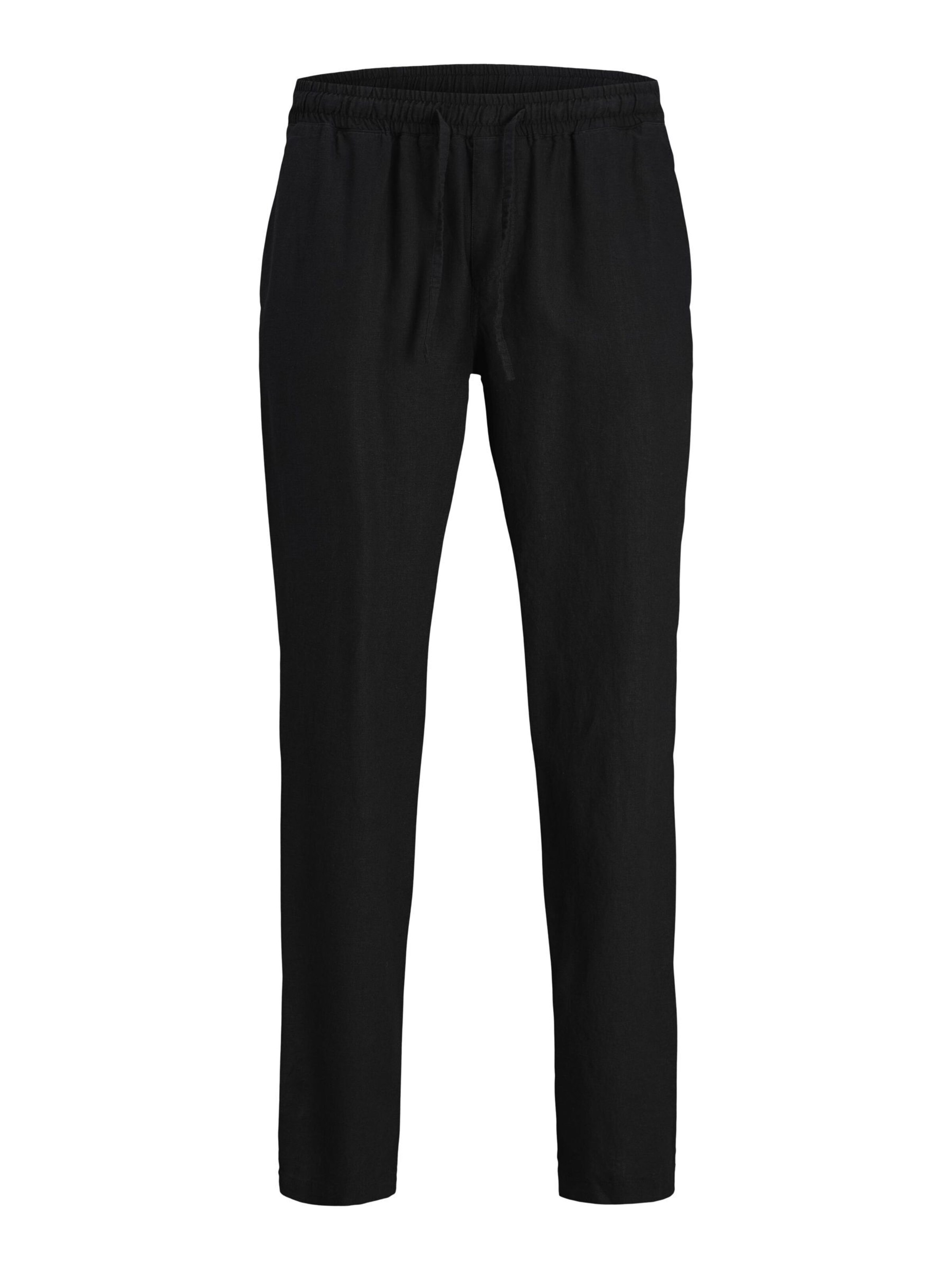 Jack & Jones Junior Loosefit Hose in Schwarz: Vorderseite