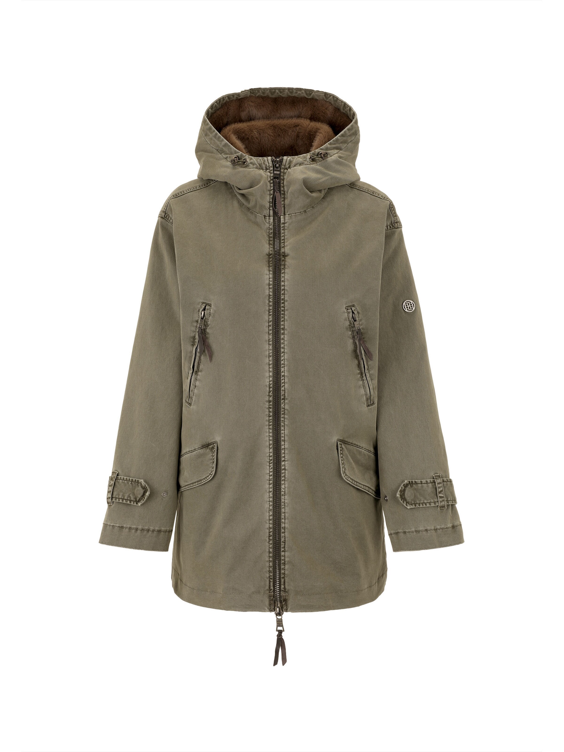 BLONDE No. 8 Between-Seasons Parka in Green: front