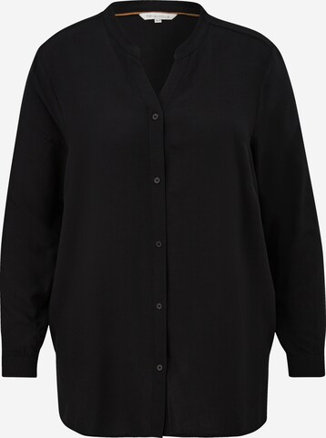 TRIANGLE Bluse in Schwarz: predná strana