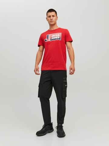 JACK & JONES T-Shirt 'LOGAN' in Rot