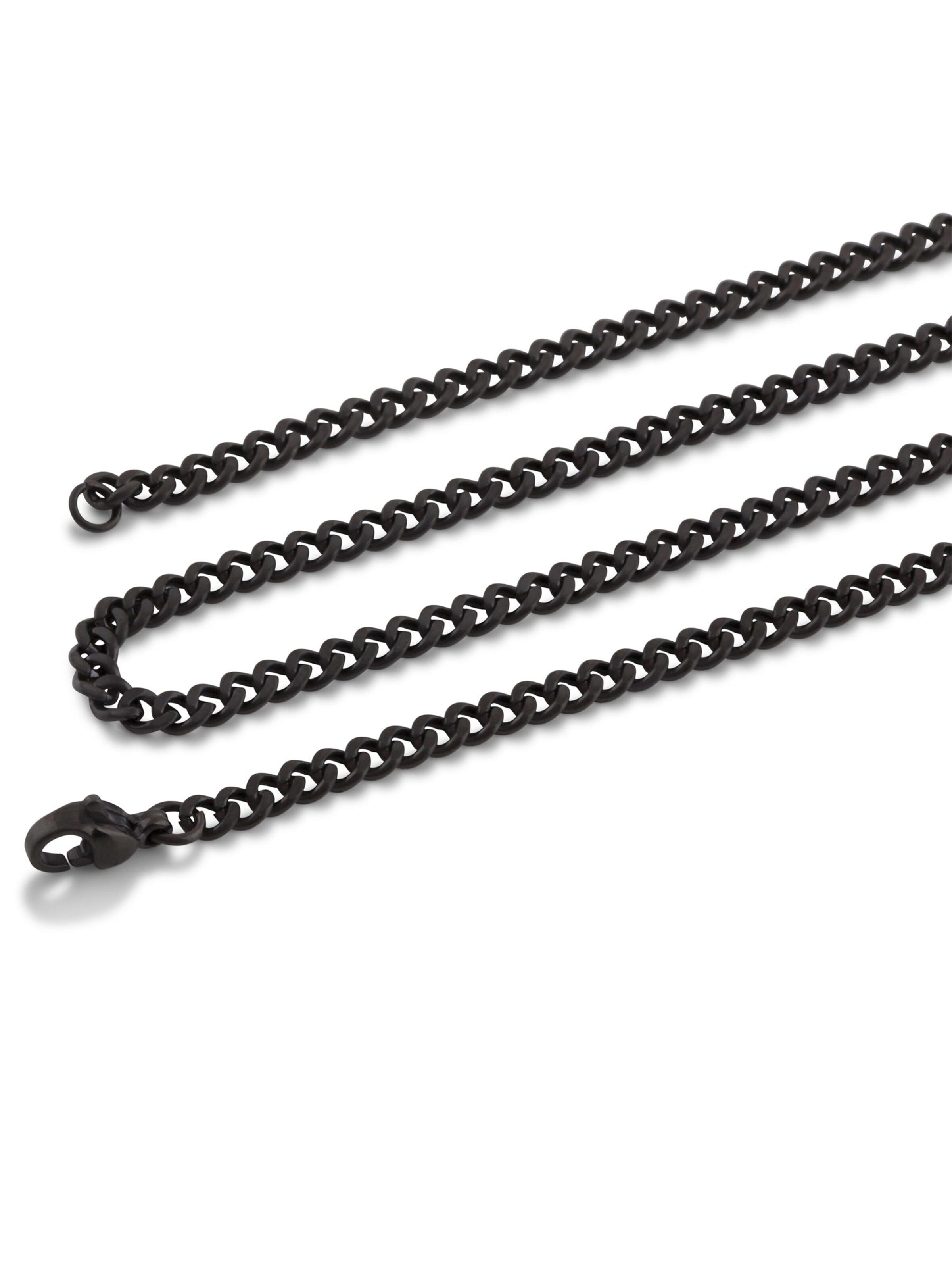 Akitsune Necklace 'Fibra' in Black