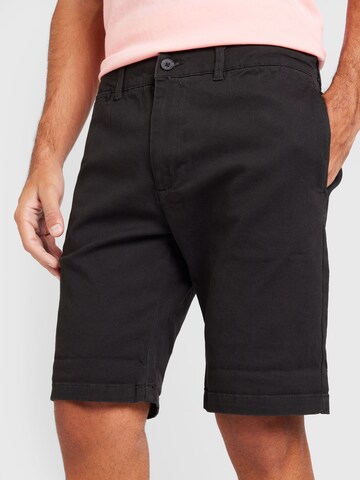 Regular Pantalon chino TOPMAN en noir