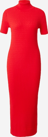TOMMY HILFIGER Πλεκτό φόρεμα σε κόκκινο: μπροστά