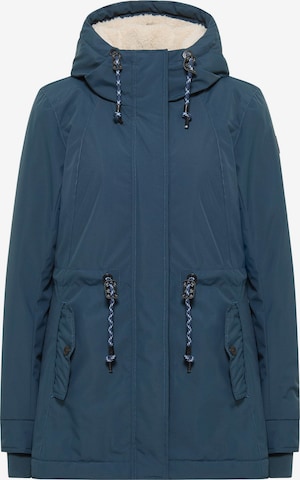Ragwear Winter Parka in Blue: front