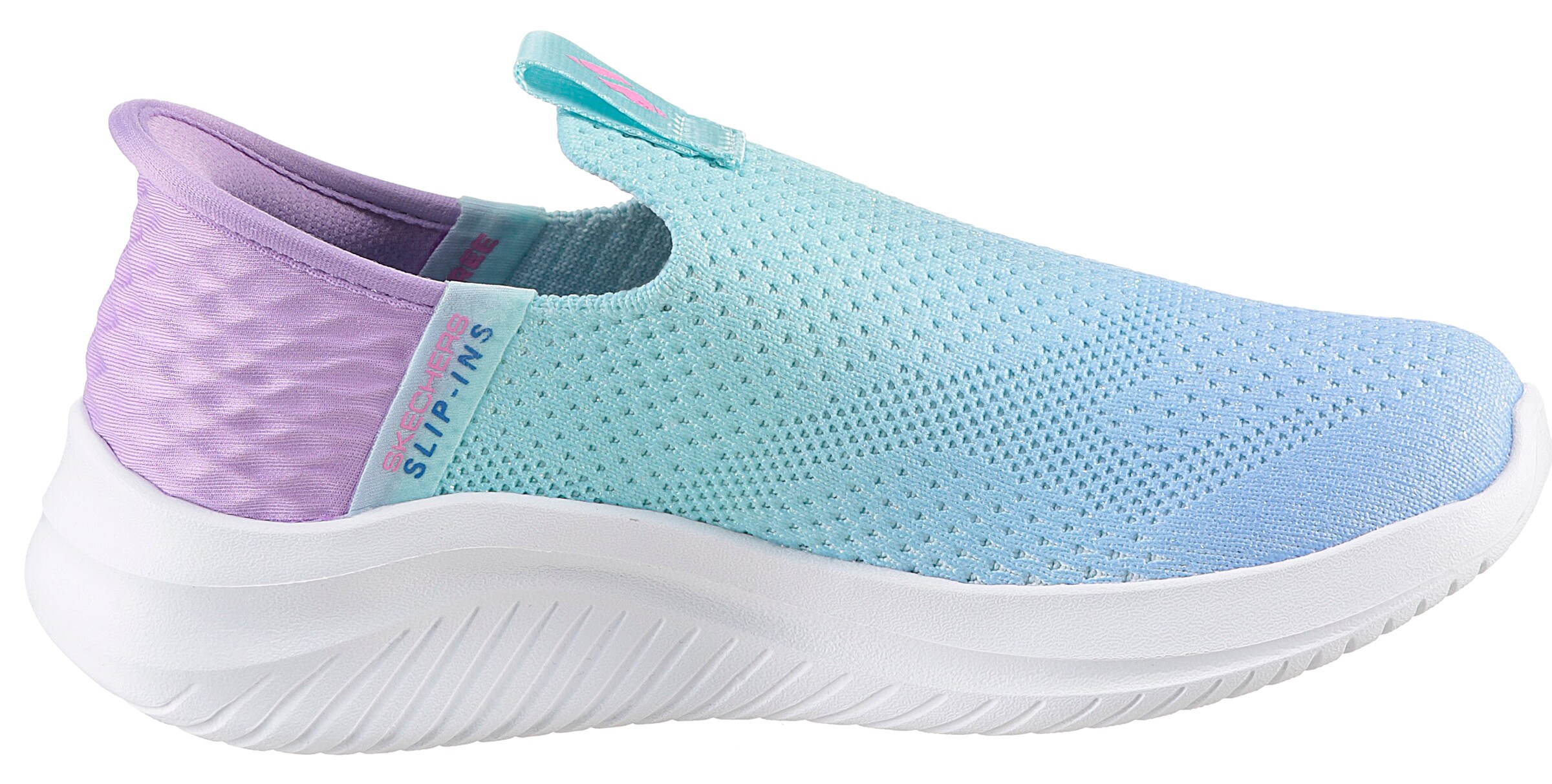 Skechers Kids Slip On in Blau