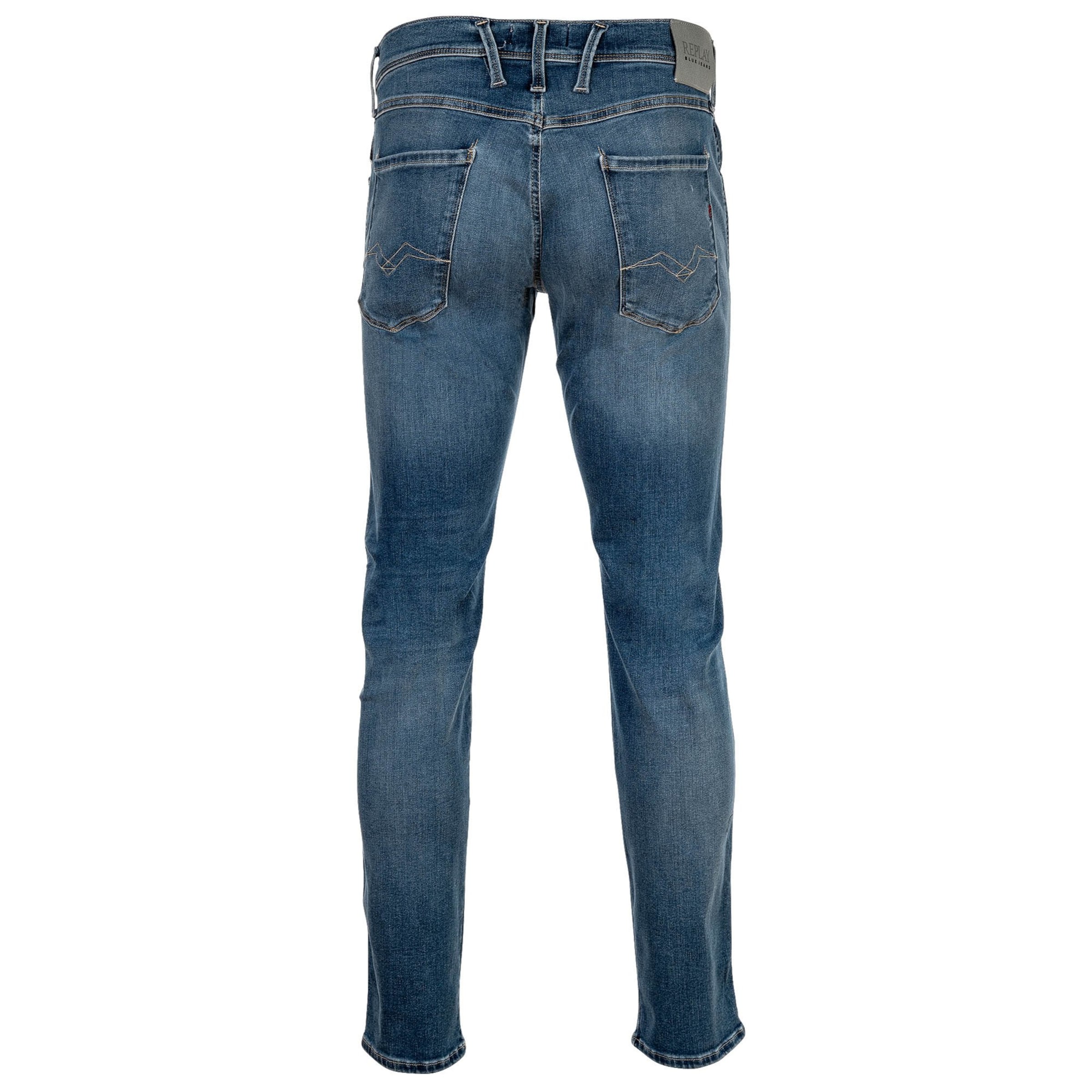 REPLAY Slimfit Jeansy 'Anbass' w kolorze niebieski