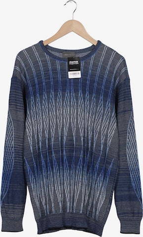Carlo Colucci Sweater & Cardigan in XL in Blue: front