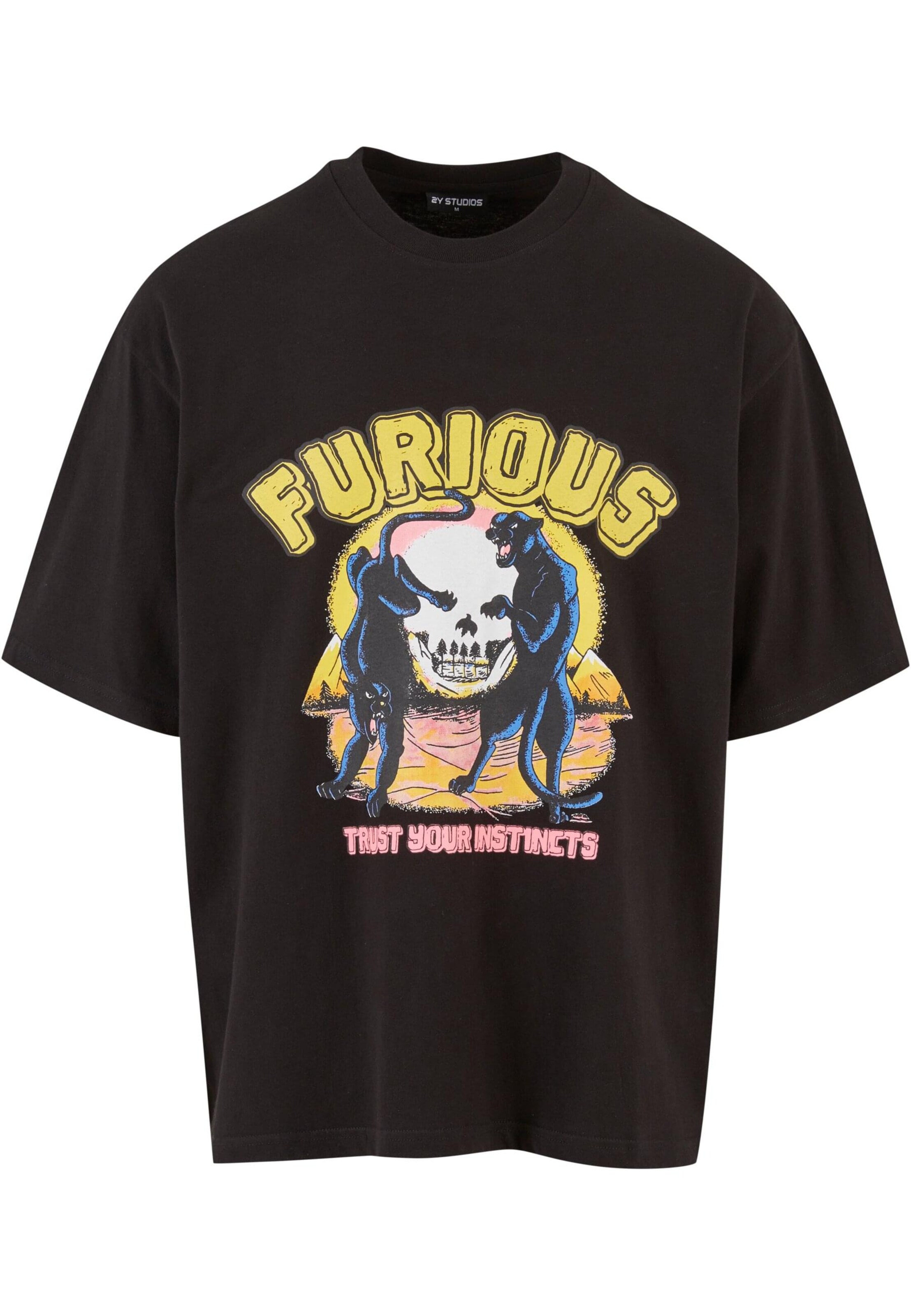 2Y Studios Shirt 'Furios' in Black: front