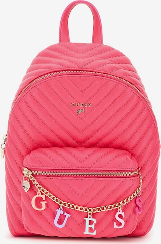 GUESS Backpack in Pink: front