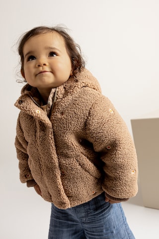 Noppies Fleece jas 'Montgomery' in Bruin