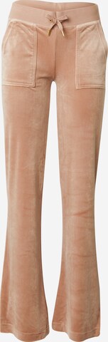 Juicy Couture Regular Broek 'LAYLA' in Bruin: voorkant