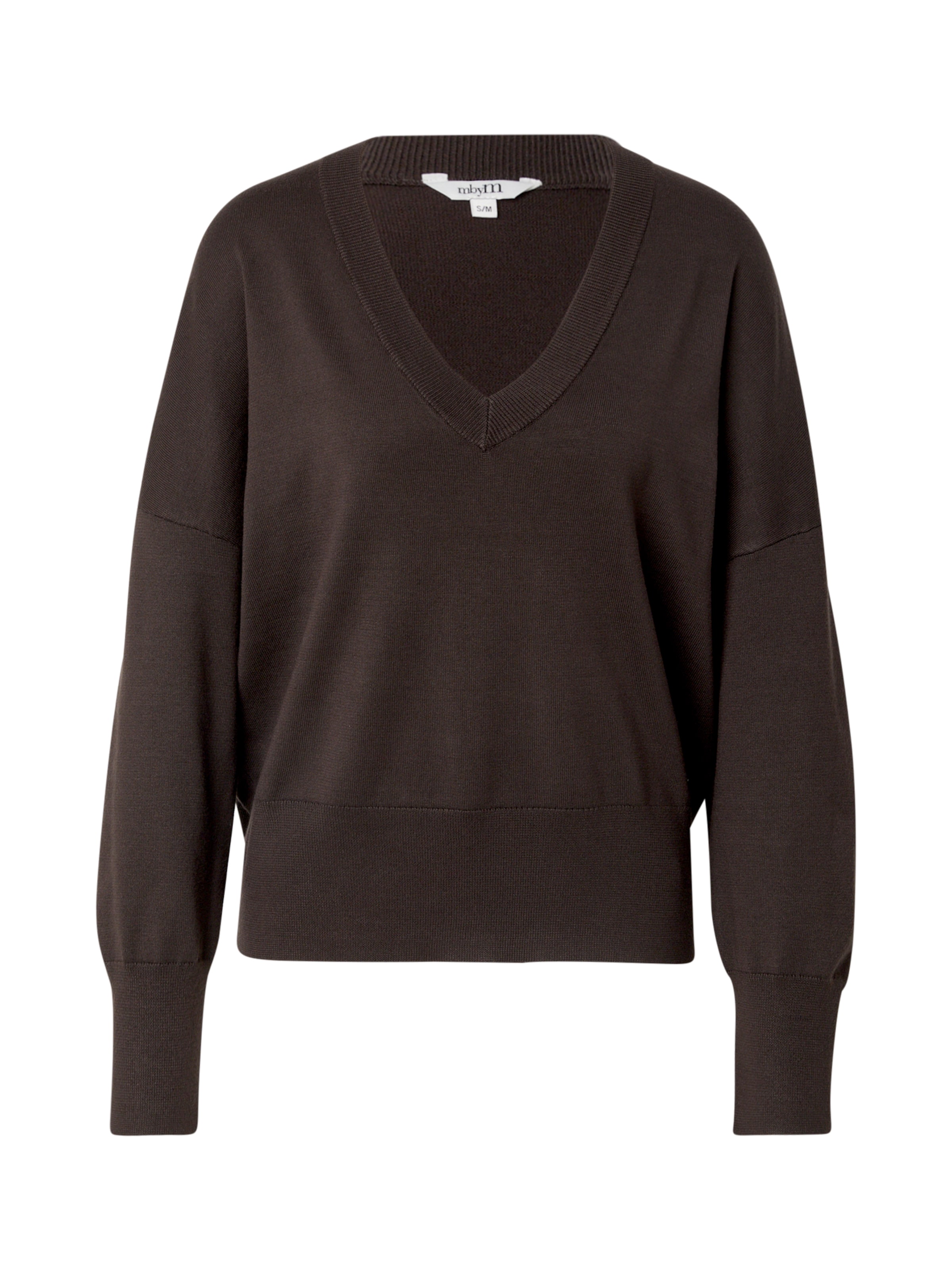 mbym Trui &#x27;Gillian&#x27; in Bruin: voorkant