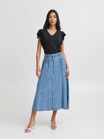 b.young Shirt ' BYPERL RUFFLE ' in Zwart