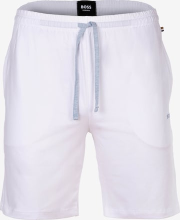regular Pantaloni di BOSS in bianco: frontale