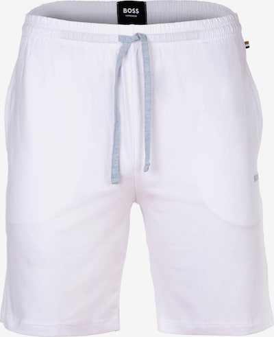 BOSS Pantalon en bleu clair / blanc, Vue avec produit