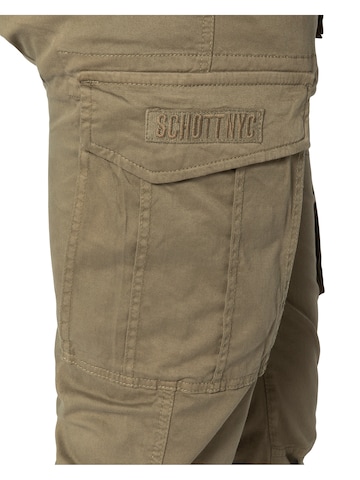 Schott NYC Regular Cargo Pants in Green