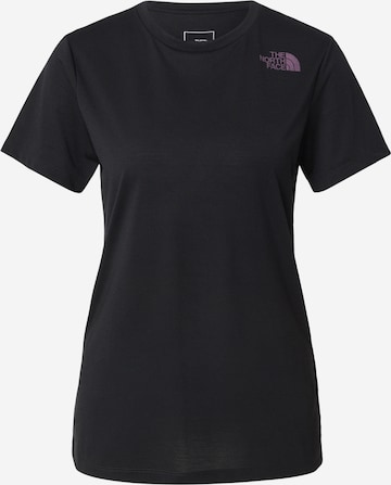 THE NORTH FACE Koszulka funkcyjna w kolorze czarny: przód