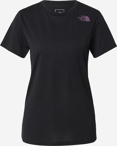 Sportiniai marškinėliai iš THE NORTH FACE, spalva – purpurinė / pudros spalva / juoda, Prekių apžvalga