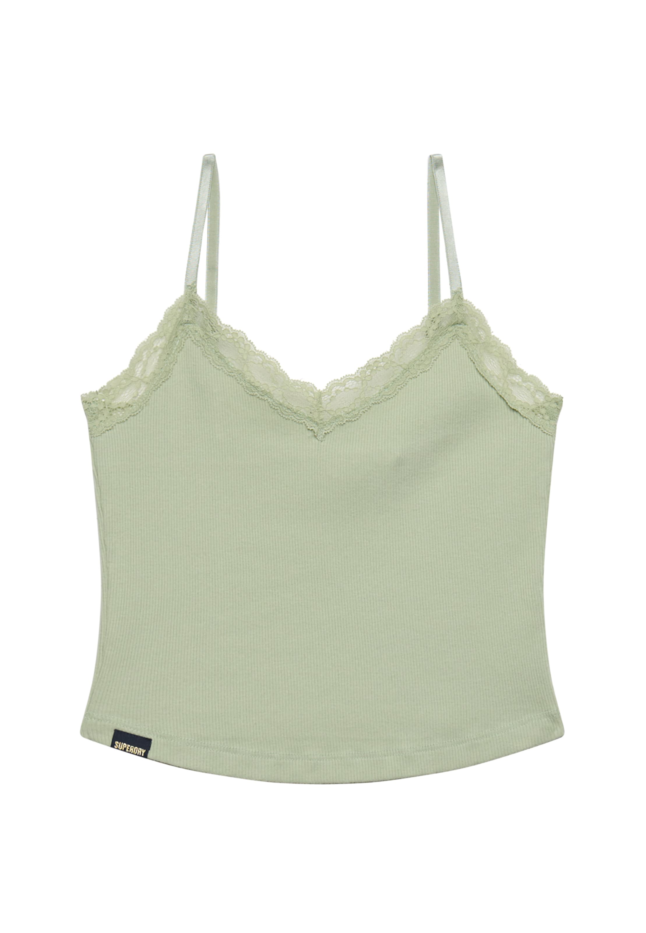 Superdry & Co Top 'Essential' in Grün: Vorderseite