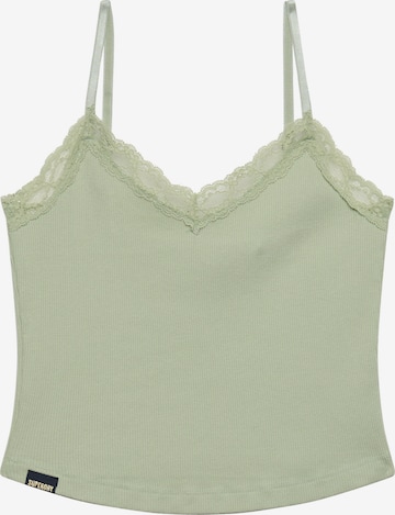 Superdry & Co Top 'Essential' in Grün: Vorderseite