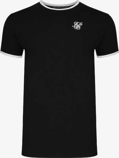 SikSilk Shirt 'Ringer' in L in Black / White, Item view