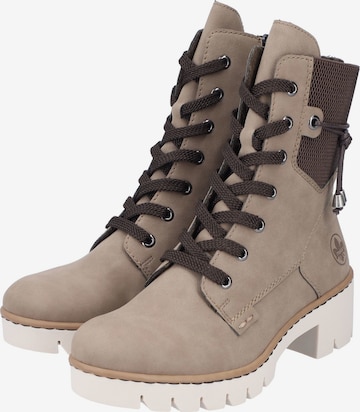 Rieker Lace-Up Ankle Boots 'X5720' in Brown