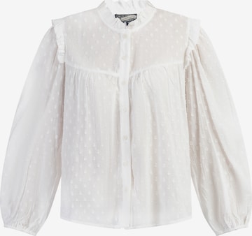 DreiMaster Vintage Blouse in White: front