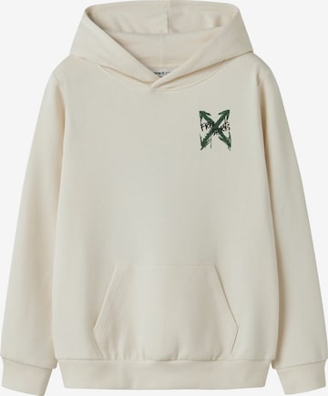 Sweat 'NKMKEMUEL' NAME IT en blanc : devant