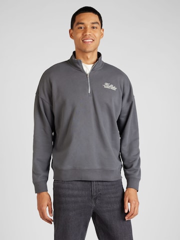 Sweat-shirt 'APAC EXCLUSIVE' HOLLISTER en gris : devant