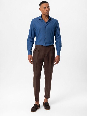 Antioch Regular fit Button Up Shirt in Blue