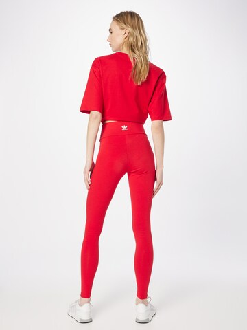 Skinny Leggings 'Adicolor Essentials' di ADIDAS ORIGINALS in rosso