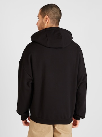 ABOUT YOU Sweatshirt 'Malik Hoodie' i svart