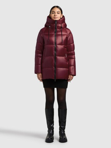 khujo Winter Jacket 'Cara' in Red