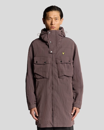 Lyle & Scott Tussenjas in Bruin: voorkant